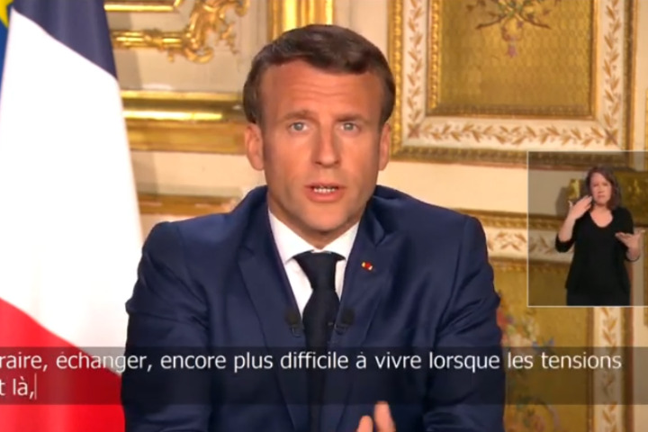 Saint-Barth - Emmanuel Macron - discours 13 avril